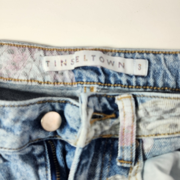 Tinseltown Blue Boot Cut Jeans with Distressed Detailing - Picture 7 of 7